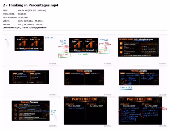 Investor's Mental Math: Percentages, Multipliers & Recovery
