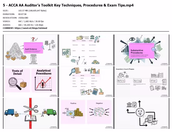 ACCA AA Last Day Revision | Audit Risks, &amp; Exam Strategy