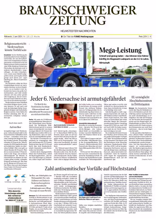 Braunschweiger Zeitung (Helmstedter Nachrichten) - 3 Juni 2026