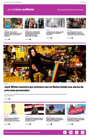 Euronews Culture and Sport (Spanish) Compiled Edition - 2 junio 2026