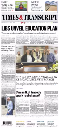 Times &amp; Transcript - 3 June 2026