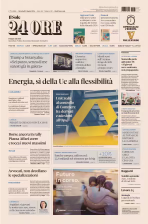 Il Sole 24 Ore - 3 giugno 2026