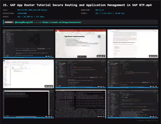 SAP Business Technology Platform (BTP) Training Full Course