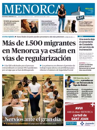Menorca Diario Insular - 3 junio 2026