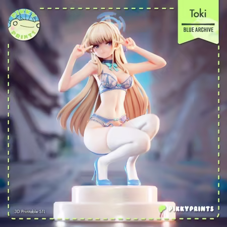Pikky Prints – Toki Asuma – Blue Archive – 3D Print Model