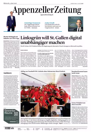 Appenzeller Zeitung - 3 Juni 2026