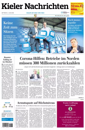 Kieler Nachrichten - 3 Juni 2026
