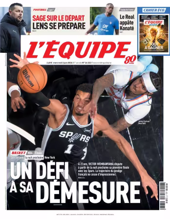 L'Equipe - 3 juin 2026