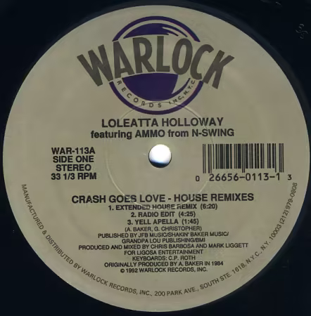 Loleatta Holloway Featuring Ammo From N-Swing - Crash Goes Love (House Remixes) (1992) (M4A)