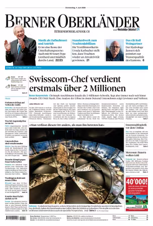 Berner Oberlander - 4 Juni 2026
