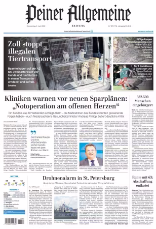 Peiner Allgemeine Zeitung - 4 Juni 2026
