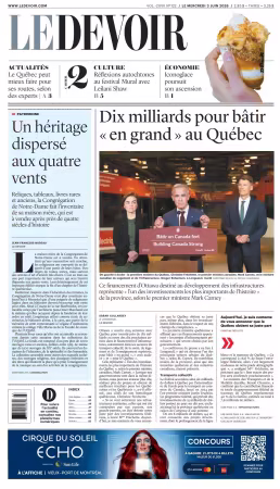 Le Devoir - 3 juin 2026