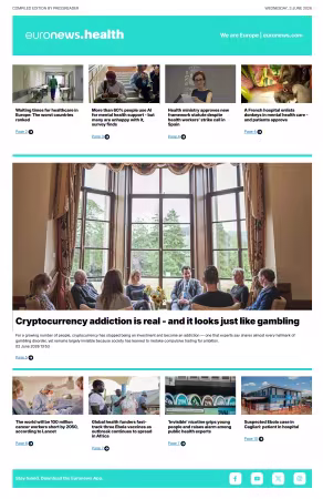 Euronews Health (English) Compiled Edition - 3 June 2026
