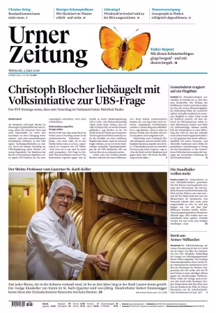 Urner Zeitung - 3 Juni 2026