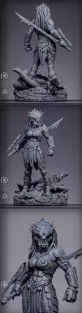 Predator Female by Creative Geek MB – 3D Print Model