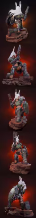 Mirko x Doom Slayer – 3D Print Model