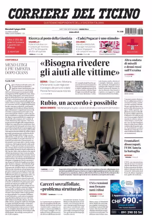 Corriere del Ticino - 3 giugno 2026