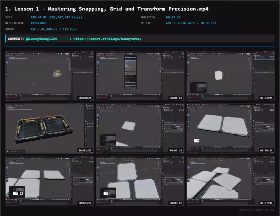 Blender Essentials: Snapping and Alignment Basics