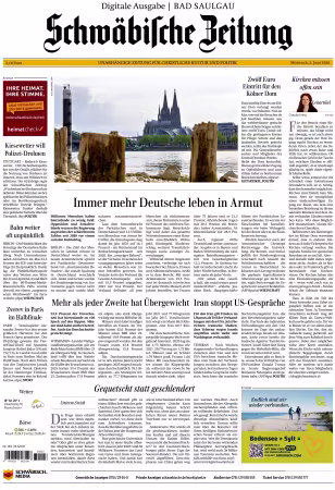 Schwabische Zeitung (Bad Saulgau) - 3 Juni 2026