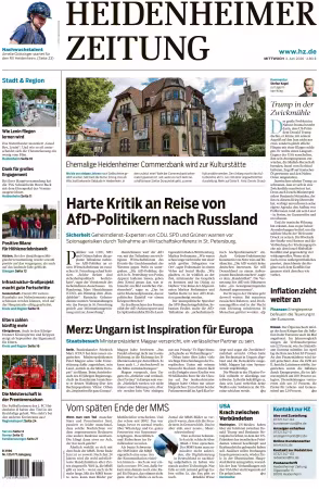 Heidenheimer Zeitung - 3 Juni 2026