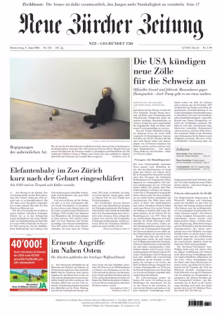 Neue Zurcher Zeitung - 4 Juni 2026