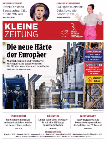 Kleine Zeitung Kaernten - 3 Juni 2026