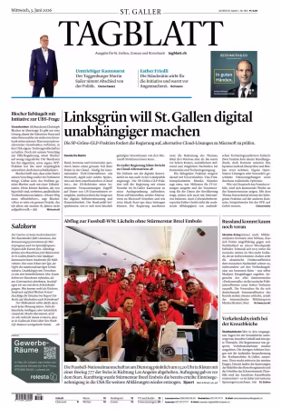 St. Galler Tagblatt - 3 Juni 2026