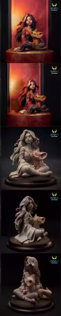 Aradia Miniatures – Eiren’s Wednesday – 3D Print Model