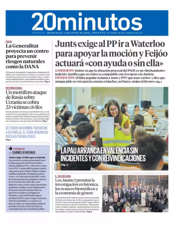 20 Minutos Valencia - 3 junio 2026