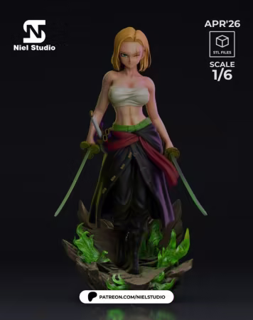 Niel Studio – C18 Multiverse – Zoro – 3D Print Model