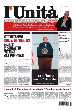 L'Unita - 3 giugno 2026
