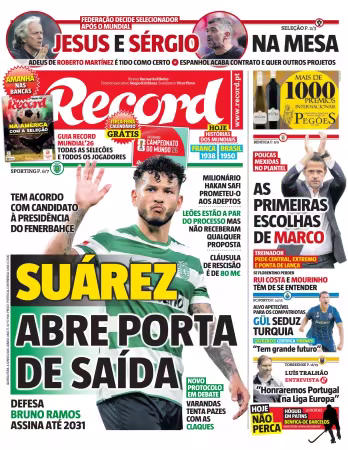 Record (Portugal) - 4 junho 2026