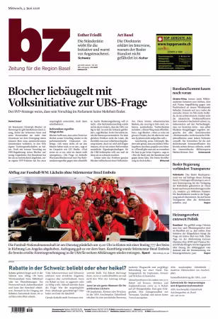 Bz Zeitung fur die Region Basel - 3 Juni 2026
