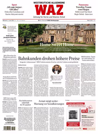 Westdeutsche Allgemeine Zeitung (Herne) - 3 Juni 2026