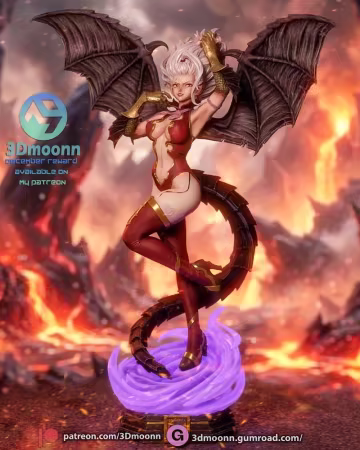 3Dmoonn – Mirajane Satan Soul – 3D Print Model