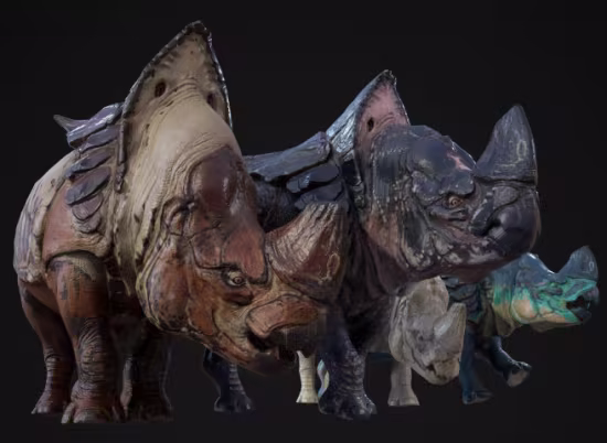 Unreal Engine Asset - Alien Rhinoceros (4.26 - 5.7)