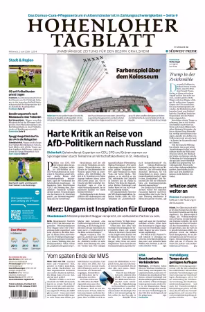 Hohenloher Tagblatt - 3 Juni 2026