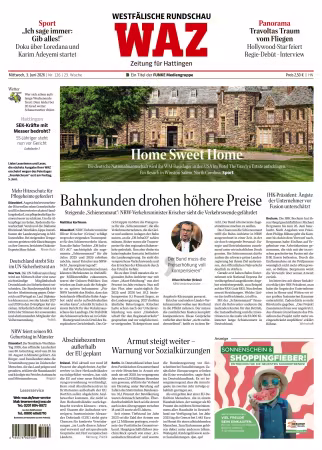 Westdeutsche Allgemeine Zeitung (Hattingen) - 3 Juni 2026
