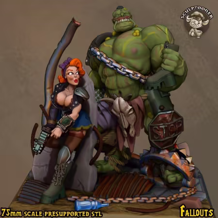 Sculptooner – Fallouts – 3D Print Model