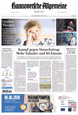 Hannoversche Allgemeine - 3 Juni 2026