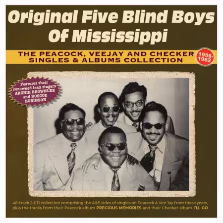 The Original Five Blind Boys Of Mississippi - The Peacock, Vee Jay And Checker Singles &amp; Albums Collection 1956-62 (2026)