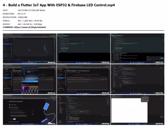 Learn IoT With ESP32, Firebase & Flutter Apps