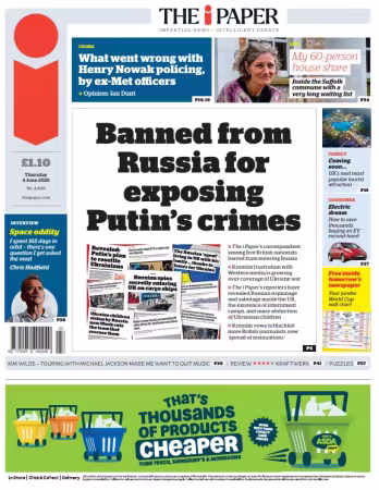 The i Newspaper - 04 June 2026