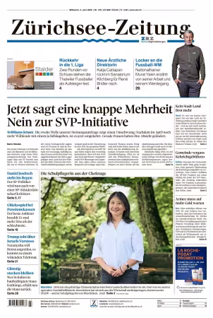 ZurichseeZeitung - 3 Juni 2026