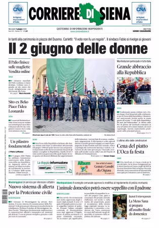Corriere di Siena - 3 giugno 2026