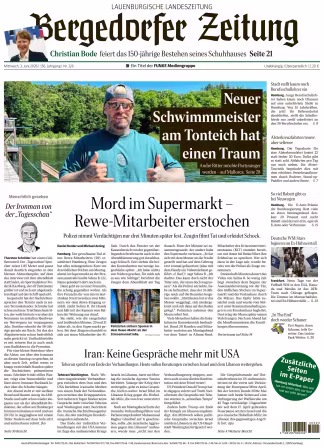 Bergedorfer Zeitung - 3 Juni 2026