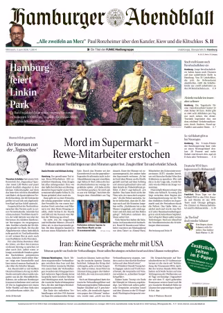 Hamburger Abendblatt (Hamburg) - 3 Juni 2026