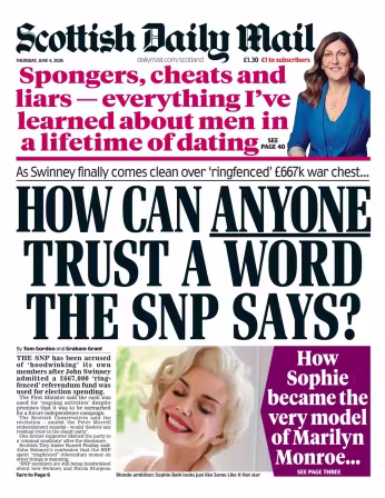 Scottish Daily Mail - 4 June 2026