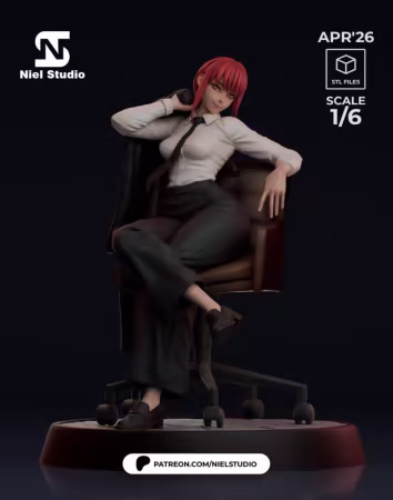 Niel Studio – Makima (Chainsaw Man) – 3D Print Model