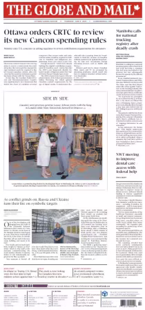 The Globe and Mail - Ottawa/Quebec Edition, June 04, 2026